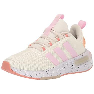Imagem de adidas Tênis feminino Racer Tr23, Off White/Orchid Fusion/Wonder Beige, 7.5