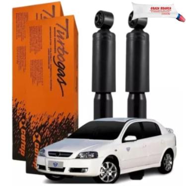 Imagem de Combo Par de Amortecedores Traseiro Astra 1998 a 2011 Original Cofap e Graxa