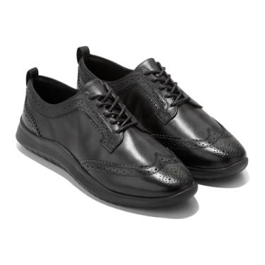 Imagem de Cole Haan Zerogrand Meritt Wing Tip Oxford feminino, Preto/preto, 41