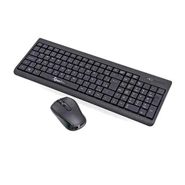 Imagem de Kit Teclado + Mouse Sem Fio Knup Óptico 2.4ghz Wireless Ótima Qualidade Abnt2 (Preta)