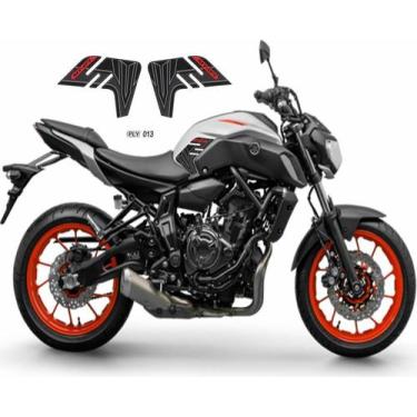 Imagem de Adesivo Protetor Lateral Tanque Yamaha MT 07 Kit 13 - Resitank