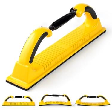 Imagem de Shawya Bloco de lixamento manual de longboard flexível da série com suporte de gancho e laço e adaptador de conversão PSA, use rolos contínuos ou folhas de lixa, automático, madeira