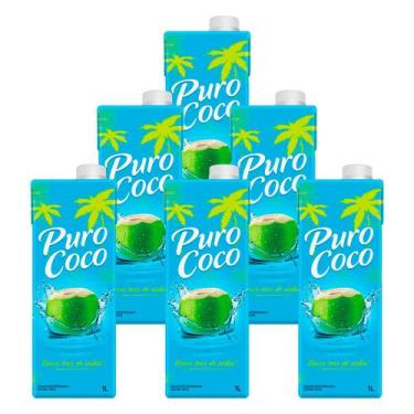 Imagem de Água de Coco Puro Coco Maguary 1l 6 Unidades