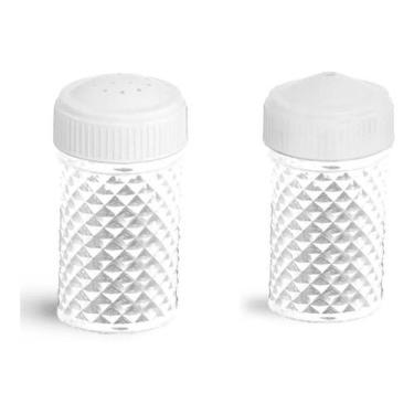 Imagem de Conjunto Saleiro E Paliteiro Cristal Branco - Niquelart