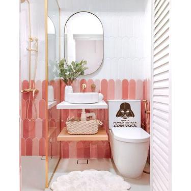 Imagem de Adesivo Vaso Sanitário Darth Vader  - Imprimax, MARROM