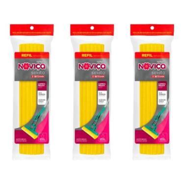 Imagem de Refil Mop Sekito Rodo Mágico Noviça Bettanin 3 Unidades