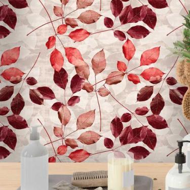 Imagem de Papel de Parede 6M Adesivo Samambaia Verde Auto Colante Jardim Inglês 