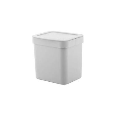 Imagem de Lixeira para Pia de Cozinha Trium 2,5l Branco Ou, U