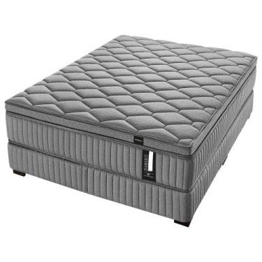 Imagem de Conjunto Box de Molas Ensacadas Americanflex Casal Diamante 138x188x72