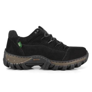 Imagem de Tênis Masculino Adventure em Couro Nobuck Bell Boots, Preto, 40