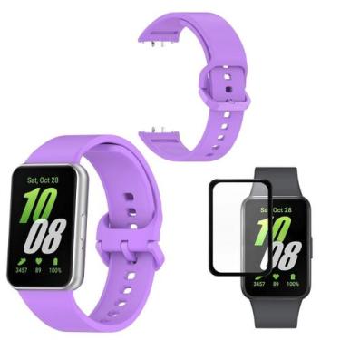 Imagem de Pulseira Sport para Samsung Galaxy Fit3 + pelicula - teck King, Lilas