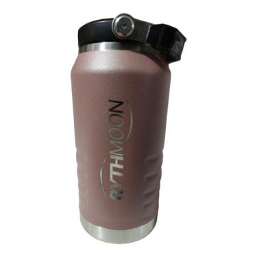 Imagem de Garrafa Térmica Inox Com Alça Rythmoon - 1,1L, Unico, Rosé