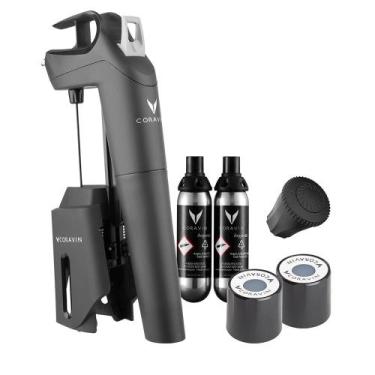 Imagem de Sistema de Preservação de Vinhos Coravin Timeless Three+ Preto - TIMTH