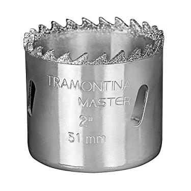 Imagem de Tramontina 42626038, Serra Copo Diamantada 38Mm 1.1/2,Corpo Aço Especial, Dentes Metal, Rosca 1/2''