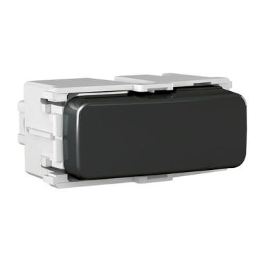 Imagem de Módulo interruptor simples 10a 250vca preto compose - weg
