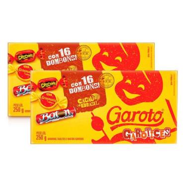 Imagem de Kit 2 Caixa de Bombom Garoto Sortidos com 250g