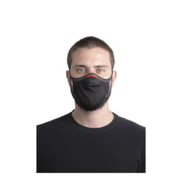 Imagem de Máscara Fiber Knit Adulto M Preta
