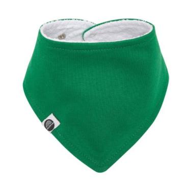 Imagem de Bandana Babador Bebê Verde Bandeira - Means Love Baby