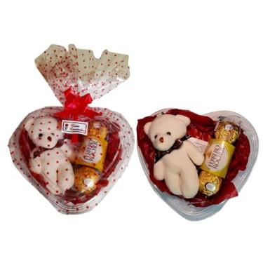 Imagem de Lembrancinha Presente Fererro Rocher + Chaveiro De Pelúcia - Camafheus