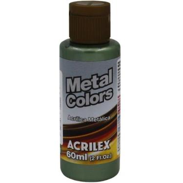 Imagem de Tinta Acrílica Verde Oliva Metálico (60ml) - Redelease