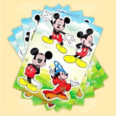 Imagem de Cartela De Adesivos - Mickey Mouse - Micro Oficina