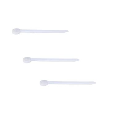 Imagem de Colher de medição de plástico, 1/8 colher de chá (0,625 cc | A Pinch) Colheres de cabo longo para pós, grânulos, café, ração para animais de estimação, suprimentos de panificação, proteína e outros produtos secos, livre de BPA (conjunto de 3)