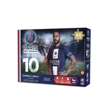 Imagem de Quebra-cabeça Gigante Colecionável PSG Neymar 60 Peças - Mimo Brinqued