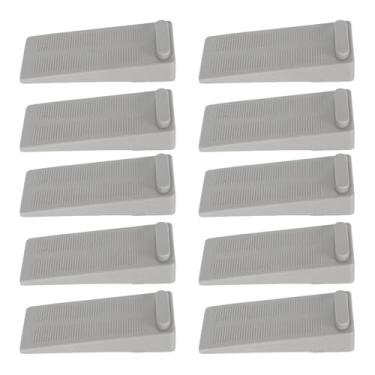 Imagem de Cunha de Batente de Porta de Borracha de 10 Peças, Batentes de Porta de Piso TPR Premium para Carpete, Azulejo, Pisos de Madeira, Parte Inferior da Porta, Superfície