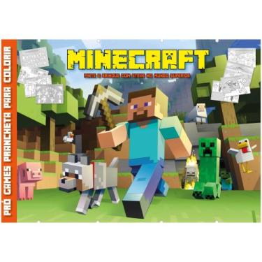 Imagem de Livro para Colorir Minecraft