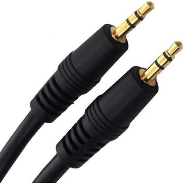 Imagem de Cabo P2 x P2 Auxiliar 1,5m  Som Estéreo de Alta Qualidade para Seus Di