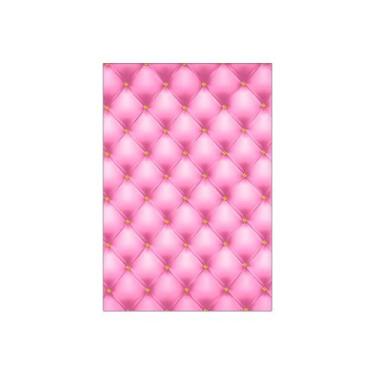 Imagem de Painel De Festa Vertical 1,50 x 2,20 - Capitonê Rosa Suave e Dourado 0