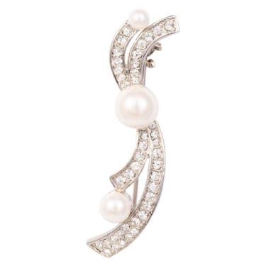 Imagem de Broche Strass e Pérola BRG8893 - Akasaki