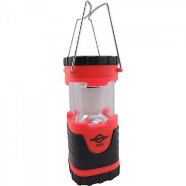 Imagem de Lampião Retrátil LED Vermelho/Preto BRASFORT