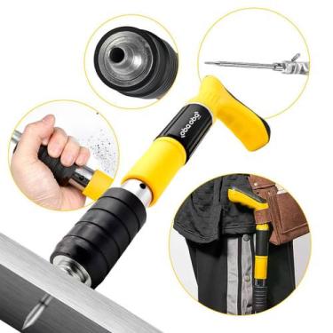 Imagem de Rebitadeira de Fixação Finca Pino Oba Oba Mix com 20 Pinos e Equipamen