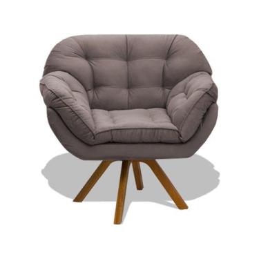 Imagem de Poltrona Miami Cadeira Base Giratória Salão Escritorio Consultório Ama