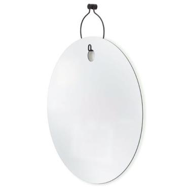 Imagem de  Espelho Decorativo Aramado Wire Boll Preto 60 X 40 Oval  - e2g Design