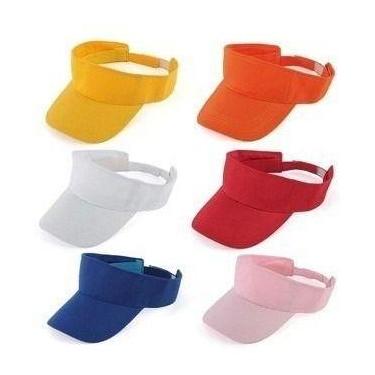 Imagem de Viseira Boné Sombreiro Lisa Preto E Coloridas Liso Jeans - oem, Preto