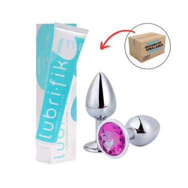 Imagem de Plug Anal Tamanho P + Lubrifik Gel Lubrificante Íntimo - Sexy Import