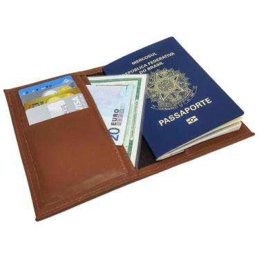 Imagem de Porta Passaporte em Couro Legítimo Sarroche, Havana