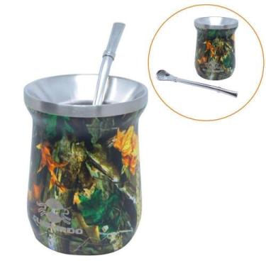 Imagem de Cuia Térmica com Bomba de Chimarrão Guepardo Select Aço Inox