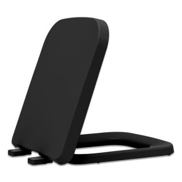 Imagem de Assento icasa misti preto soft close polipropileno - Tupan