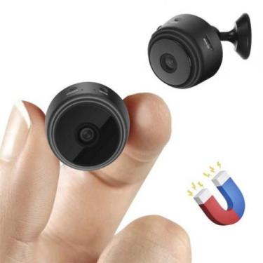 Imagem de  Mini Câmera com visão noturna Wifi Espiã 1080P Sem Fio A9 - WCAN