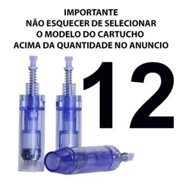 Imagem de 20 Cartuchos Azul Dermapen 12 36 Agulhas A1 A6 N2 M5 M7 Mym - Mr Venda