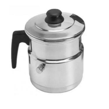 Imagem de Leiteira com apito 2,1 lt polida alta qualidade - hartex