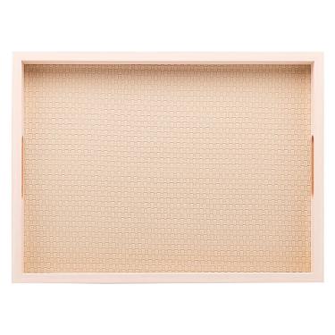 Imagem de Bandeja Retangular em MDF 40x4x30cm 5677 - Lyor
