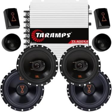 Imagem de Kit 2 Vias JBL 62VMS80 160W + Par Alto Falantes JBL 6  Triaxiais 6TRFX