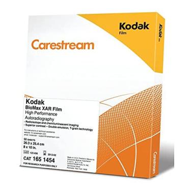 Imagem de MilliporeSigma F5763-50EA Care stream Kodak BioMax XAR Tamanho do filme 8 pol. (20 cm) × 10 pol. (25 cm)