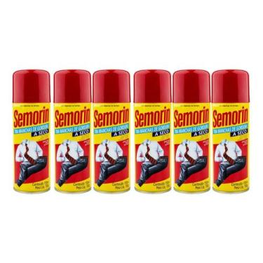 Imagem de Tira Manchas De Gordura Com Esponja A Seco Semorin Kit 6