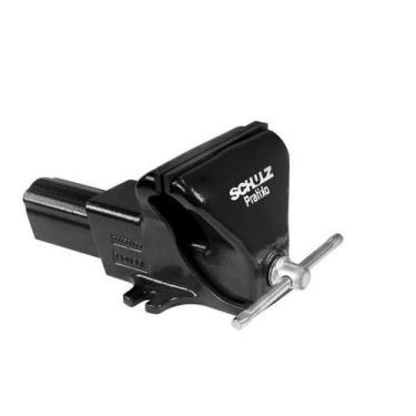 Imagem de Torno schulz pratico morsa n.6 ferro fundido c/ mordentes metalicos