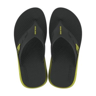 Imagem de Chinelo De Dedo Masculino Mormaii Swap Adulto, Preto, Verde, 37/38